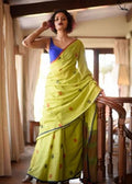 Venkatagiri cotton saree with zari border from Andhra Pradesh