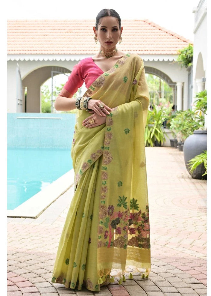 Chanderi Cotton Saree